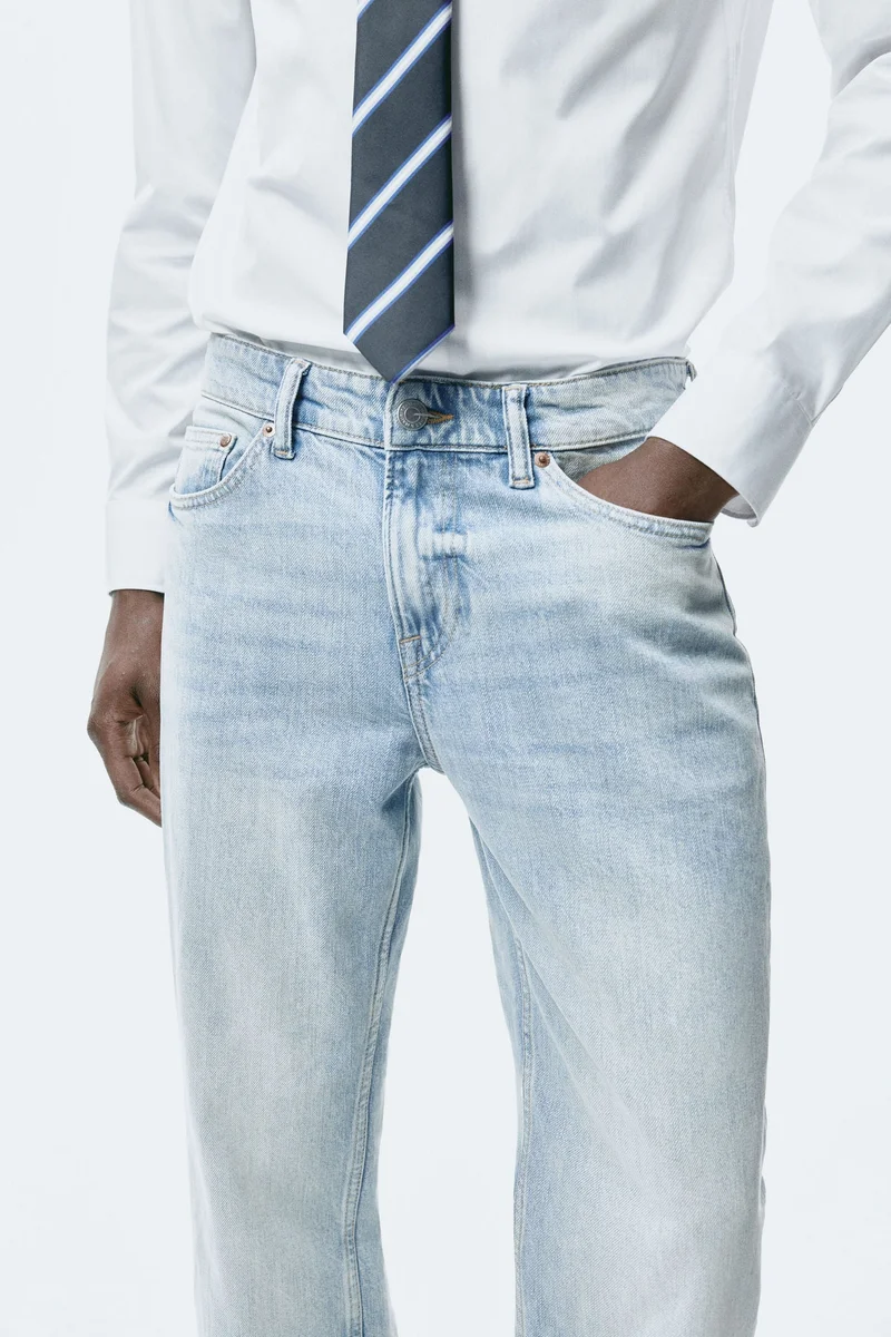 H&M  Straight Regular Jeans for Men | Best Price UAE